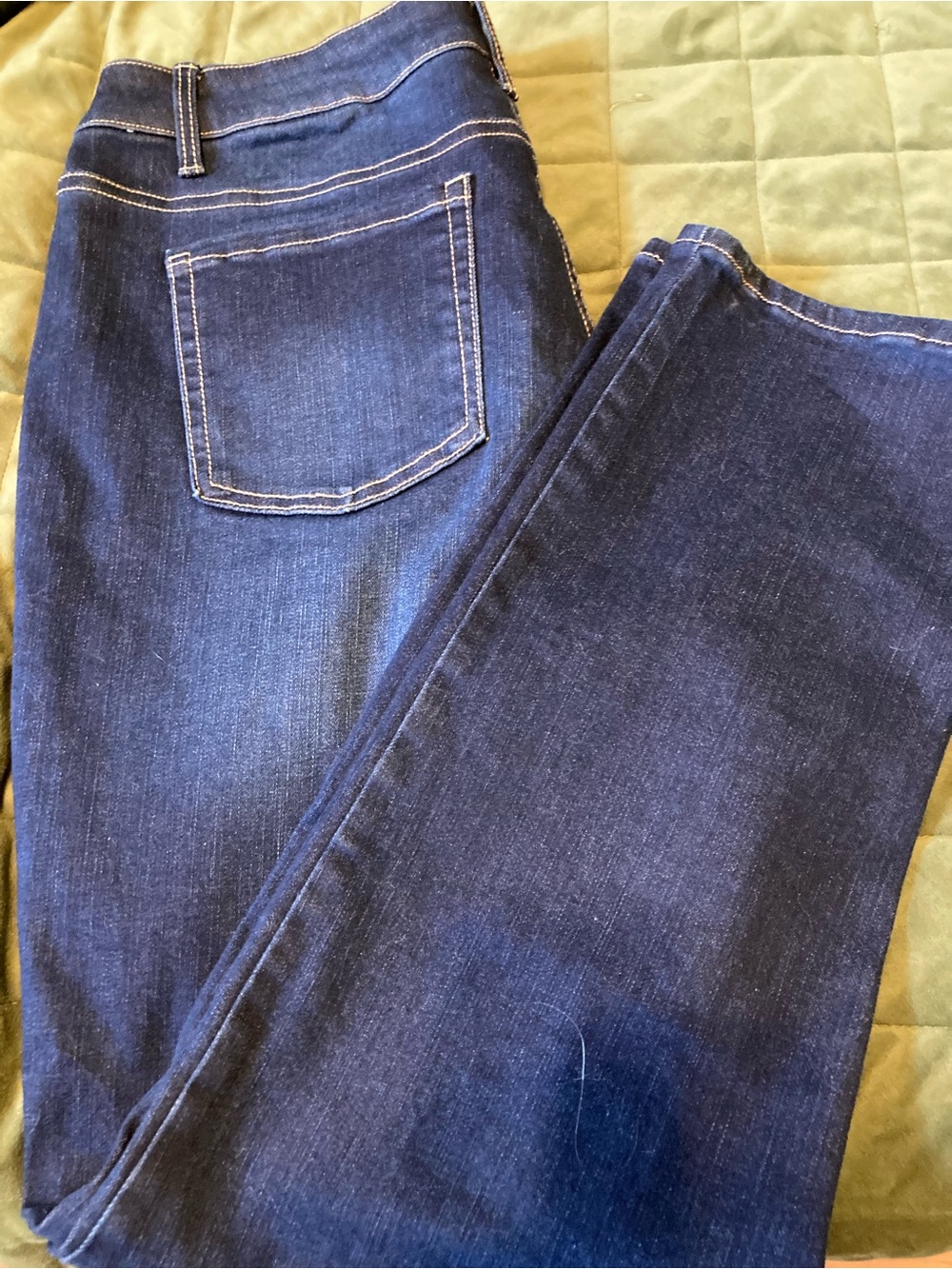 Women’s Classic Dark Blue Denim Jeans